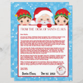 Persoonlijke brief van de Kerstman (Voorkant / Achterkant)
