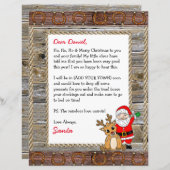 Persoonlijke brief van de Kerstman (Voorkant / Achterkant)