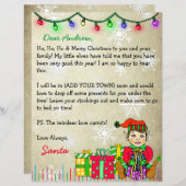 Persoonlijke brief van de Kerstman (Voorkant / Achterkant)