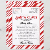 Persoonlijke brief van de Kerstman (Voorkant / Achterkant)