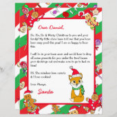 Persoonlijke brief van de Kerstman (Voorkant / Achterkant)