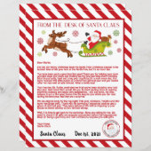 Persoonlijke brief van de Kerstman (Voorkant / Achterkant)