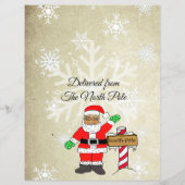 Persoonlijke brief van de Kerstman (Achterkant)