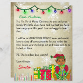 Persoonlijke brief van de Kerstman (Voorkant / Achterkant)