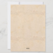 Persoonlijke brief van de Kerstman Feestdagenkaart (Achterkant)