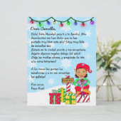 Persoonlijke brief van de Kerstman met Latijns-Ame (Staand voorkant)