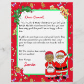 Persoonlijke brief van de Kerstman voor kinderen (Voorkant)