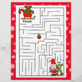 Persoonlijke brief van de Kerstman voor kinderen (Achterkant)