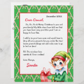 Persoonlijke brief van de Kerstman voor kinderen (Voorkant / Achterkant)