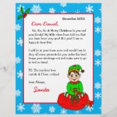 Persoonlijke brief van de Kerstman voor kinderen (Voorkant)