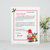 Persoonlijke brief van de Kerstman voor kinderen (Staand voorkant)