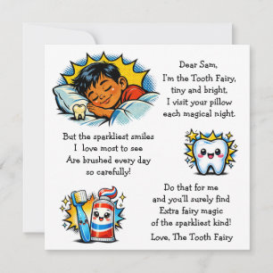 Persoonlijke brief van de Tandfee