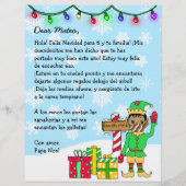 Persoonlijke brief van Sinterklaas met Hispanic El (Voorkant)