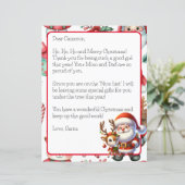 Persoonlijke brief van Sinterklaas voor kinderen (Staand voorkant)