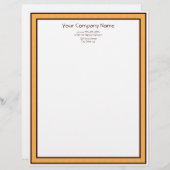 Persoonlijke briefhoofd (Voorkant / Achterkant)