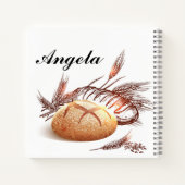 Persoonlijke Brood Recipe-laptops Notitieboek (Achterkant)