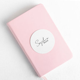 Persoonlijke Bruid Ronde Sticker