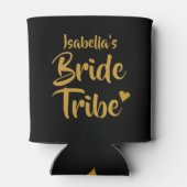 Persoonlijke Bruid Stam Gouden Hart Blikjeskoeler (Achterkant)