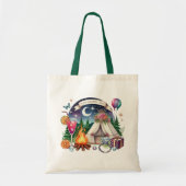Persoonlijke Bruid van het Rustieke Kamp Tote Bag (Voorkant)