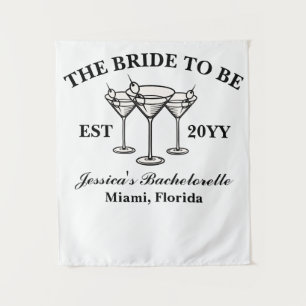 Persoonlijke Bruid Wordt Luxe Bachelorette Wandkleed
