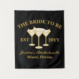 Persoonlijke Bruid Wordt Luxe Bachelorette Wandkleed