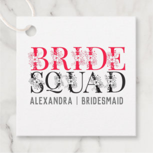 Persoonlijke Bruids Troepen - Elegante Bachelorett Bedankjes Labels