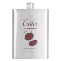 Persoonlijke Bruidsjonker Aangepaste Naam Flask