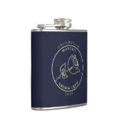 Persoonlijke Bruidsjonker Geschenk Flask Heupfles (Rechts)