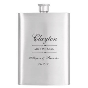 Persoonlijke bruidsjonker geschenken flacon