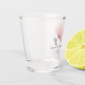 Persoonlijke Bruidsmeis Siddis Sidetablet Waterver Shot Glas (Links)