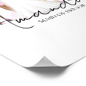 Persoonlijke Bruidsmeisje Muur Kunst Op Maat Poster (Hoek)