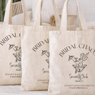 Persoonlijke Bruidsmeisjestas | Bruiloftschaos Tote Bag