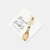 Persoonlijke Bruiloft Brunch en Bruisend Bruidsbad Servet (Hoek)