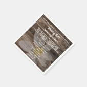 Persoonlijke bruiloft Foto Scavenger Hunt Servet (Hoek)