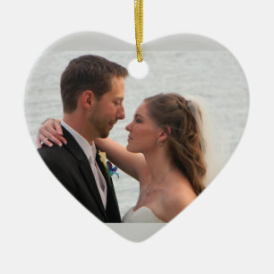 Persoonlijke bruiloft Foto-versiering Keramisch Ornament