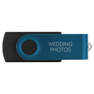 Persoonlijke bruiloft fotoarchief swivel USB 3.0 stick
