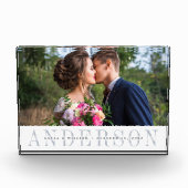 Persoonlijke bruiloft fotoblokkering fotoblokken (Voorkant)