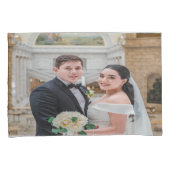 Persoonlijke bruiloft of Jubileum Kussensloop (Voorkant-Rechts)