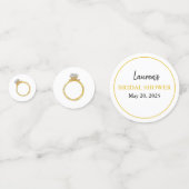 Persoonlijke bruiloft ring  confetti (Voorkanten)