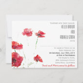 Persoonlijke bruiloft / Uitnodiging tot Jubileum (Achterkant)