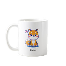 Persoonlijke Bruine Kawaii Shiba Inu Hond