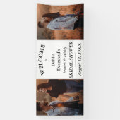 Persoonlijke Brunch & Mousserende Wijn Bruidsontbi Spandoek (Verticaal)