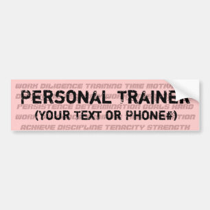 Persoonlijke bumper voor opleiders bumpersticker