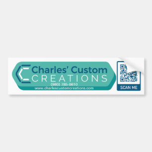 Persoonlijke Bumpersticker met uw grafische kaart