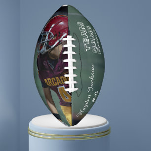 Persoonlijke Burst-foto Voetbalspeler papa American Football