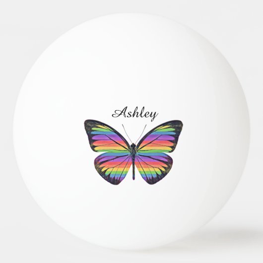 Persoonlijke Butterfly Ping Pong Ball (Voorkant)