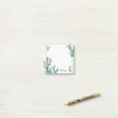 Persoonlijke Cactus Aquarel Post-Its Post-it® Notes (Op bureau)
