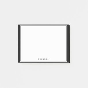 Persoonlijke cadeaus voor mannen, zwart Post-it® n Notes