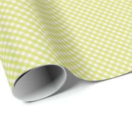 Persoonlijke cadeautag met gingham motief cadeaupapier