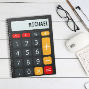 Persoonlijke calculator notitieboek